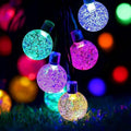 Lezonic Solar Fairy Lights Outdoor Waterproof, 50LED Solar Garden Lights, 8 Mode 7M/23Ft Indoor/Outdoor String Lights for Garden Patio Yard Home Christmas Parties Wedding(Multi-Coloured) [Energy Class A+++]